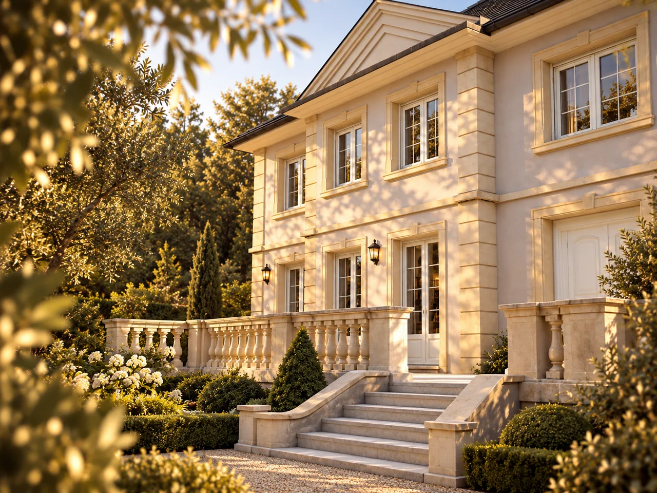 Façade en béton architectural